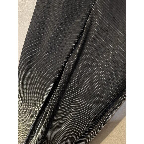 Vintage JS Boutique Ruffle Dress Gradient Silver Black Whimsigoth 10 Costume - Picture 8 of 16